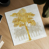 Palm Coast III by Sue Schlabach. Shown as a detailed flat fine art print, highlighting archival giclee quality. Available as an archival giclee rolled canvas, fine art paper, or poster print. SKU 20883a.