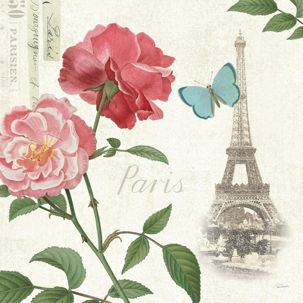 Paris Arbor II by Sue Schlabach. SKU 36848a. Archival Giclee Fine art print for wall decor.