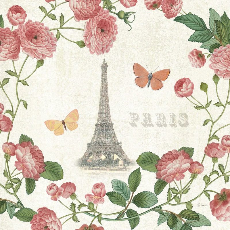 Paris Arbor V by Sue Schlabach. SKU 36851a. Archival Giclee Fine art print for wall decor.