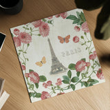 Paris Arbor V by Sue Schlabach. Shown as a detailed flat fine art print, highlighting archival giclee quality. Available as an archival giclee rolled canvas, fine art paper, or poster print. SKU 36851a.