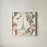 Paris Arbor VI by Sue Schlabach. Shown in a crisp white glass frame for a clean and minimalist style. Available as an archival giclee rolled canvas, fine art paper, or poster print. SKU 36846a.