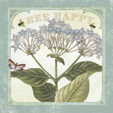Parisian Flowers I Bees by Sue Schlabach. SKU 71318a. Archival Giclee Fine art print for wall decor.