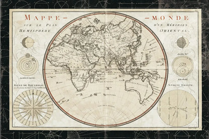 Plan de Meridien by Sue Schlabach. SKU 36392i. Archival Giclee Fine art print for wall decor.