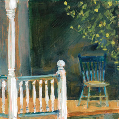 Porch Shadows by Sue Schlabach. SKU 82703a. Archival Giclee Fine art print for wall decor.