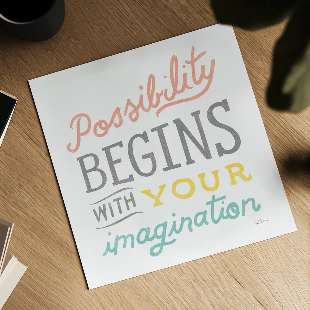 Possibility by Sue Schlabach. Shown as a detailed flat fine art print, highlighting archival giclee quality. Available as an archival giclee rolled canvas, fine art paper, or poster print. SKU 48726a.