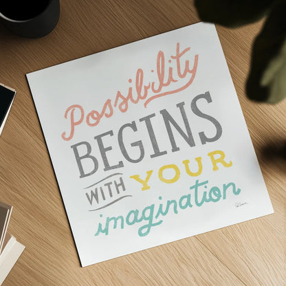 Possibility by Sue Schlabach. Shown as a detailed flat fine art print, highlighting archival giclee quality. Available as an archival giclee rolled canvas, fine art paper, or poster print. SKU 48726a.