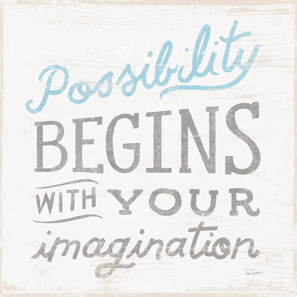 Possibility Gray by Sue Schlabach. SKU 56409a. Archival Giclee Fine art print for wall decor.