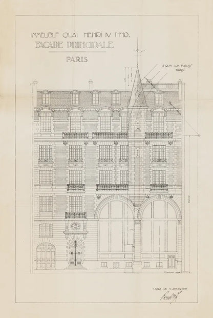 Quai Henri I by Sue Schlabach. SKU 9898h. Archival Giclee Fine art print for wall decor.