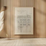 Quai Henri I by Sue Schlabach. shown as over sized large wall art. Available as an archival giclee rolled canvas, fine art paper, or poster print. SKU 9898h.