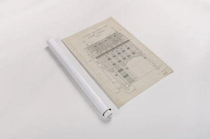 Quai Henri II by Sue Schlabach. shown as a rolled paper print. Available as archival giclee rolled canvas, fine art paper, or poster print. SKU 9899h.