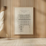 Quai Henri II by Sue Schlabach. shown as over sized large wall art. Available as an archival giclee rolled canvas, fine art paper, or poster print. SKU 9899h.