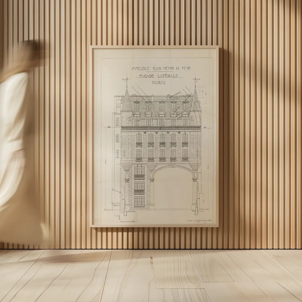 Quai Henri II by Sue Schlabach. shown as over sized large wall art. Available as an archival giclee rolled canvas, fine art paper, or poster print. SKU 9899h.