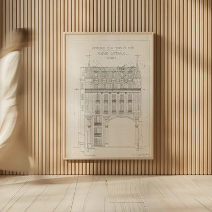 Quai Henri II by Sue Schlabach. shown as over sized large wall art. Available as an archival giclee rolled canvas, fine art paper, or poster print. SKU 9899h.