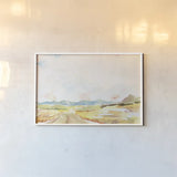 Road to Bountiful by Sue Schlabach. shown as a paper print in a white frame. Available as a archival giclee rolled canvas, fine art paper, or poster print. SKU 63746i.