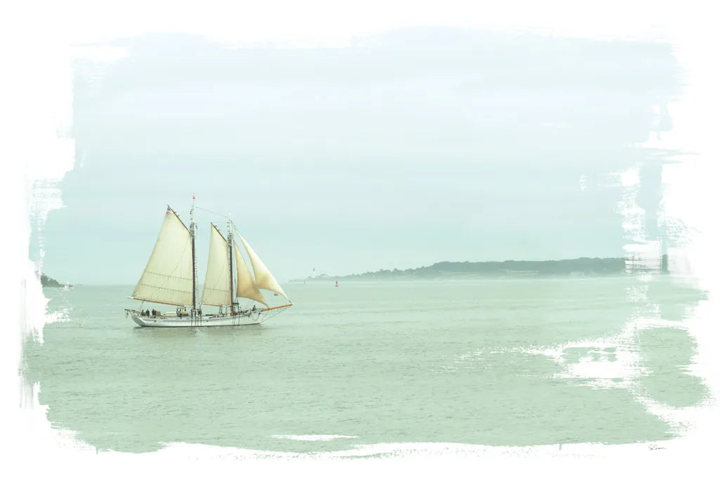 Sailing on the Bay by Sue Schlabach. SKU 47304i. Archival Giclee Fine art print for wall decor.