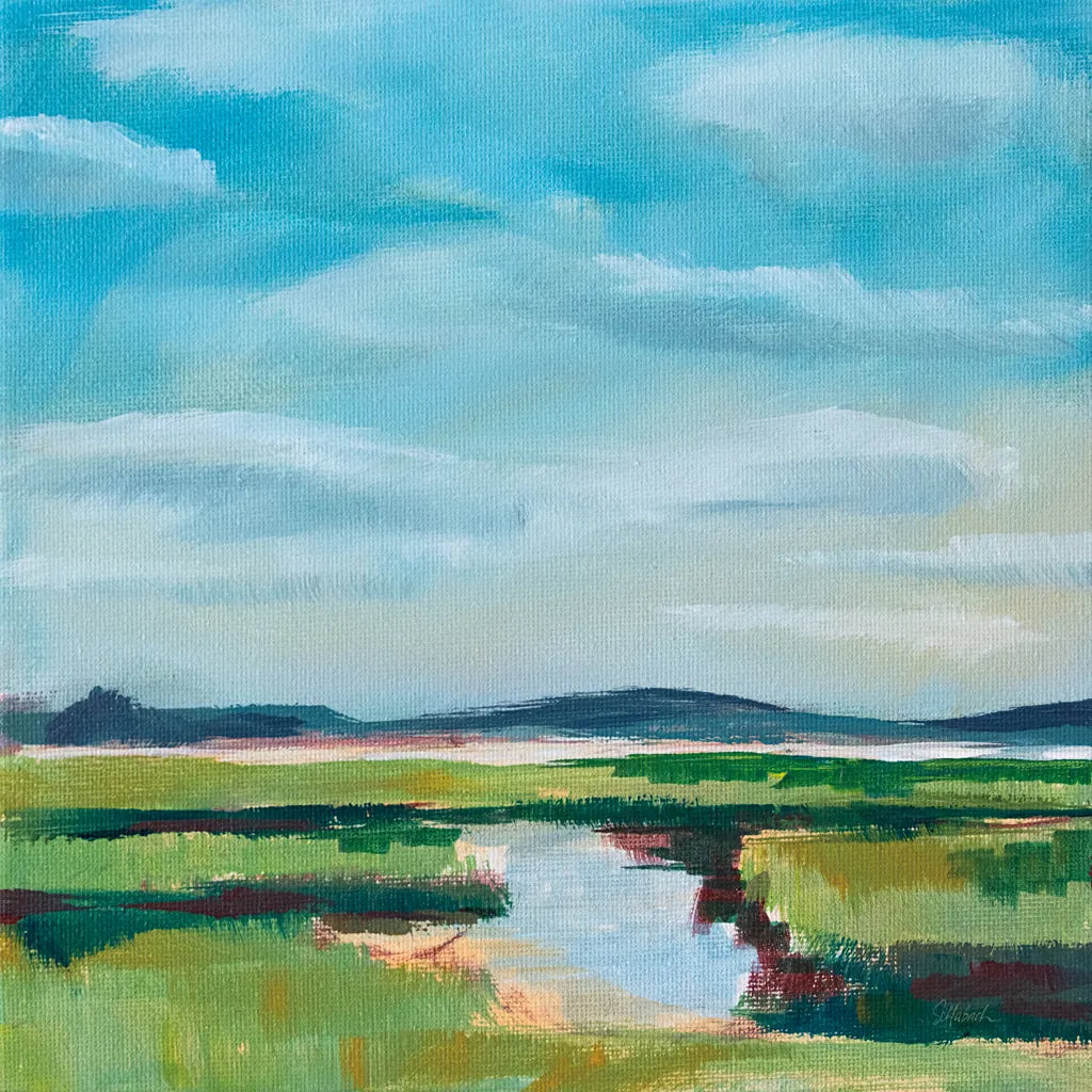 Sanctuary Marsh by Sue Schlabach. SKU 87733a. Archival Giclee Fine art print for wall decor.