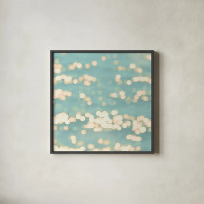 Sea Inspiration II v2 no Words by Sue Schlabach. Shown in a sleek black glass frame for a contemporary gallery look. Available as an archival giclee rolled canvas, fine art paper, or poster print. SKU 33118a.