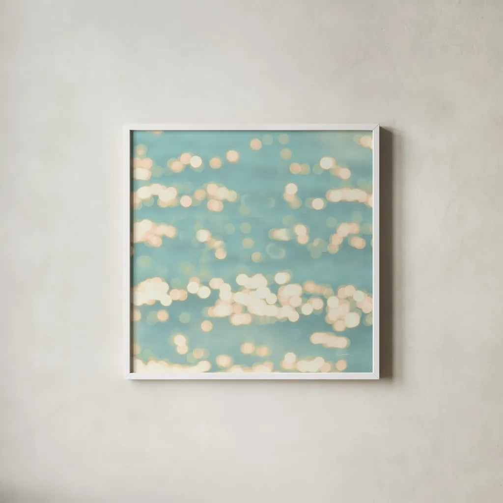 Sea Inspiration II v2 no Words by Sue Schlabach. Shown in a crisp white glass frame for a clean and minimalist style. Available as an archival giclee rolled canvas, fine art paper, or poster print. SKU 33118a.