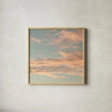 Sea Inspiration III v2 no Words by Sue Schlabach. Shown in a natural wood glass frame for a timeless modern aesthetic. Available as an archival giclee rolled canvas, fine art paper, or poster print. SKU 33119a.