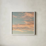 Sea Inspiration III v2 no Words by Sue Schlabach. Shown in a crisp white glass frame for a clean and minimalist style. Available as an archival giclee rolled canvas, fine art paper, or poster print. SKU 33119a.