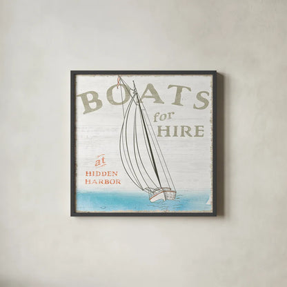 Seaside Life V by Sue Schlabach. Shown in a sleek black glass frame for a contemporary gallery look. Available as an archival giclee rolled canvas, fine art paper, or poster print. SKU 24962a.