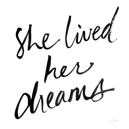 She Lived Her Dreams by Sue Schlabach. SKU 48128a. Archival Giclee Fine art print for wall decor.