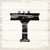 Shiplap Bath II by Sue Schlabach. SKU 49539a. Archival Giclee Fine art print for wall decor.