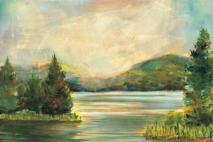Silver Lake Crop by Sue Schlabach. SKU 36117i. Archival Giclee Fine art print for wall decor.