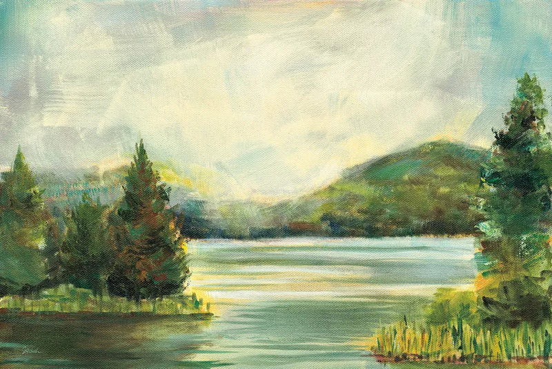 Silver Lake Light Crop by Sue Schlabach. SKU 78943i. Archival Giclee Fine art print for wall decor.