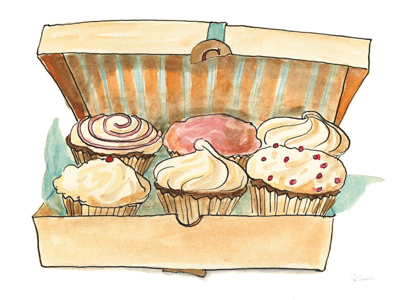 Six Cupcakes by Sue Schlabach