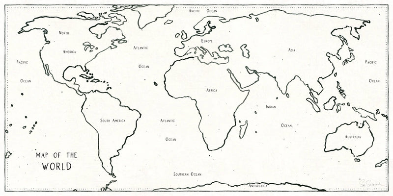 Sketch Map II Border by Sue Schlabach