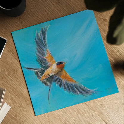 Soaring by Sue Schlabach. Shown as a detailed flat fine art print, highlighting archival giclee quality. Available as an archival giclee rolled canvas, fine art paper, or poster print. SKU 88564a.