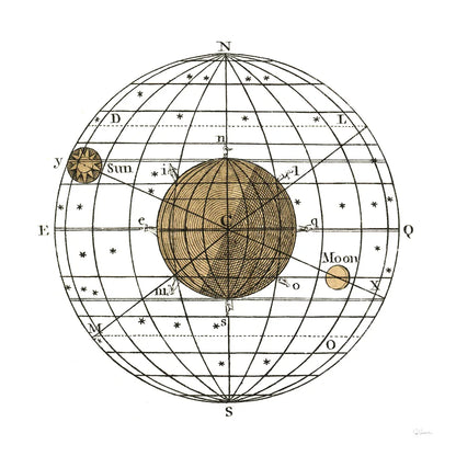 Solar Globe I by Sue Schlabach. SKU 64622a. Archival Giclee Fine art print for wall decor.