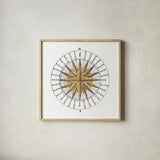 Solar Globe II by Sue Schlabach. Shown in a natural wood glass frame for a timeless modern aesthetic. Available as an archival giclee rolled canvas, fine art paper, or poster print. SKU 64623a.