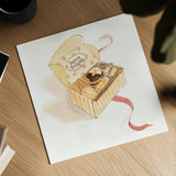 Sweet Delights by Sue Schlabach. Shown as a detailed flat fine art print, highlighting archival giclee quality. Available as an archival giclee rolled canvas, fine art paper, or poster print. SKU 9196a.