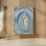 Terrain Gilded I by Sue Schlabach. shown as over sized large wall art. Available as an archival giclee rolled canvas, fine art paper, or poster print. SKU 69195h.