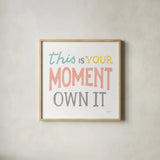 This Moment by Sue Schlabach. Shown in a natural wood glass frame for a timeless modern aesthetic. Available as an archival giclee rolled canvas, fine art paper, or poster print. SKU 48727a.