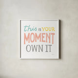 This Moment by Sue Schlabach. Shown in a crisp white glass frame for a clean and minimalist style. Available as an archival giclee rolled canvas, fine art paper, or poster print. SKU 48727a.