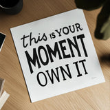 This Moment Black by Sue Schlabach. Shown as a detailed flat fine art print, highlighting archival giclee quality. Available as an archival giclee rolled canvas, fine art paper, or poster print. SKU 68878a.
