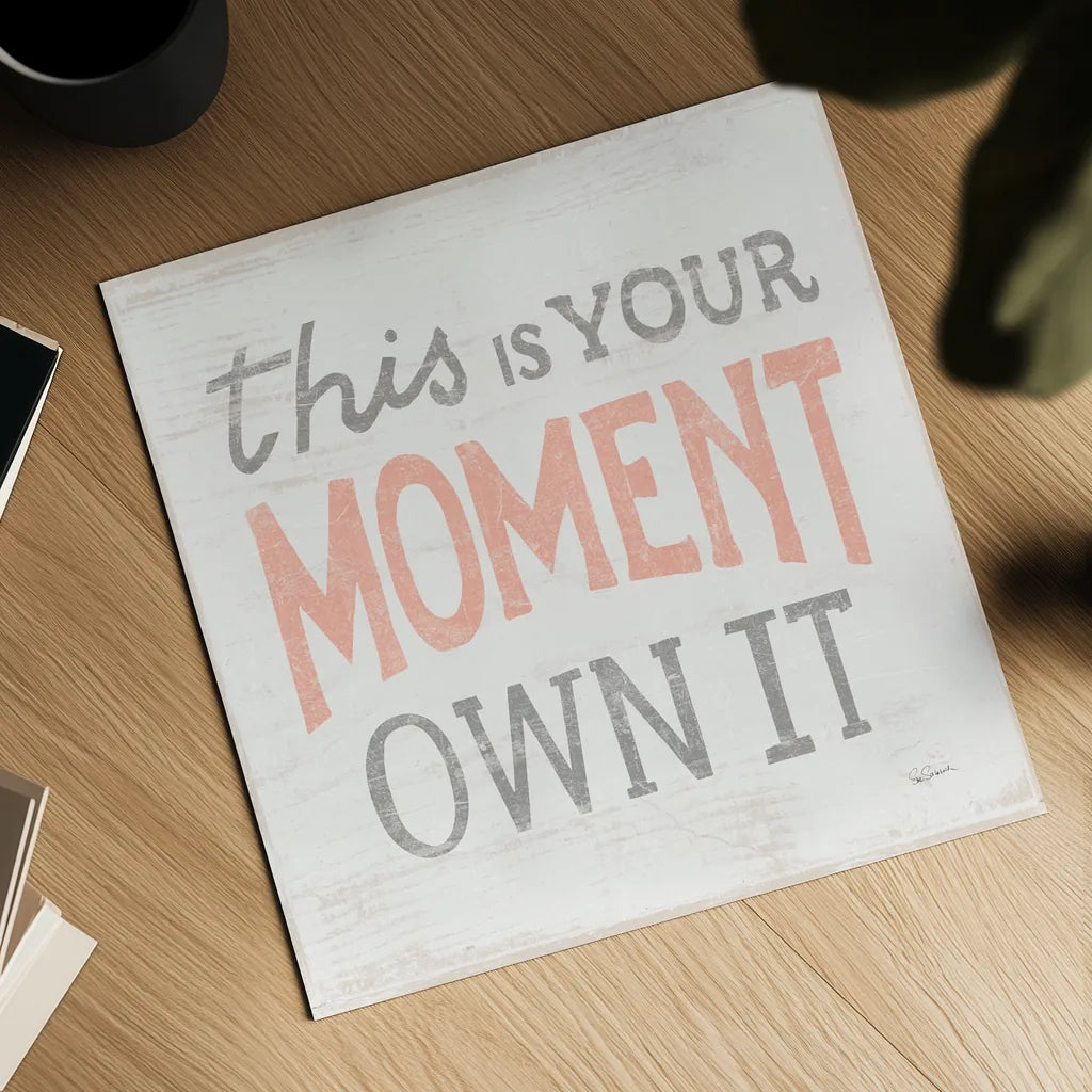 This Moment Gray by Sue Schlabach. Shown as a detailed flat fine art print, highlighting archival giclee quality. Available as an archival giclee rolled canvas, fine art paper, or poster print. SKU 56410a.