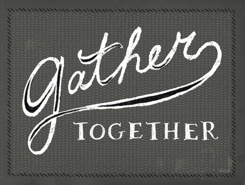 Together VI Gray and Black by Sue Schlabach