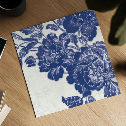 Toile Roses V by Sue Schlabach. Shown as a detailed flat fine art print, highlighting archival giclee quality. Available as an archival giclee rolled canvas, fine art paper, or poster print. SKU 31609a.