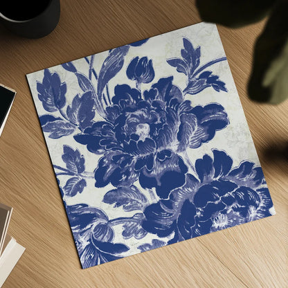 Toile Roses VI by Sue Schlabach. Shown as a detailed flat fine art print, highlighting archival giclee quality. Available as an archival giclee rolled canvas, fine art paper, or poster print. SKU 31610a.