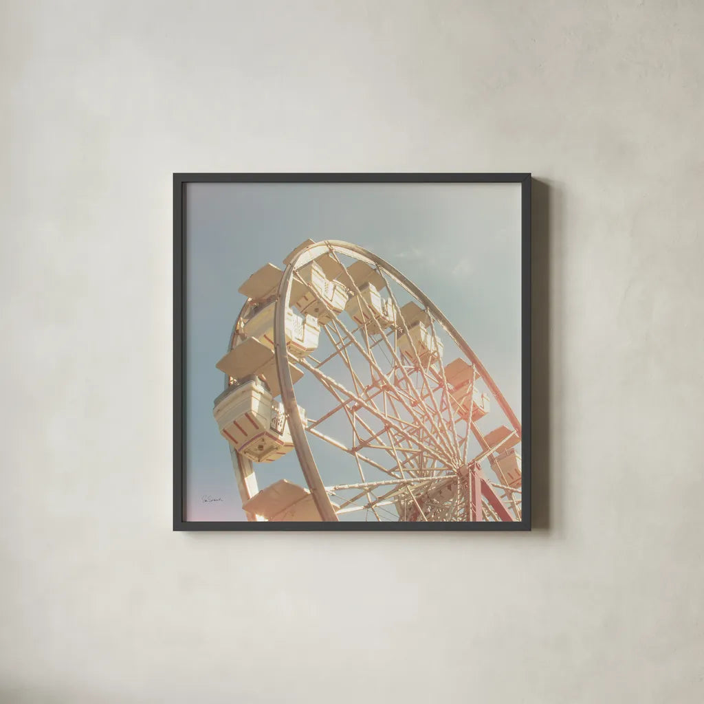 Top of the Sky I by Sue Schlabach. Shown in a sleek black glass frame for a contemporary gallery look. Available as an archival giclee rolled canvas, fine art paper, or poster print. SKU 34381a.