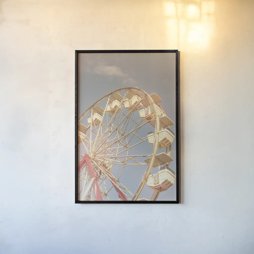 Top of the Sky II by Sue Schlabach. shown as a paper print in a black flame. Available as a archival giclee rolled canvas, fine art paper, or poster print. SKU 34382h.