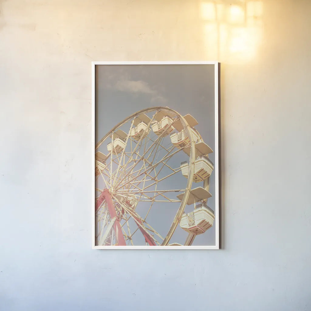 Top of the Sky II by Sue Schlabach. shown as a paper print in a white frame. Available as a archival giclee rolled canvas, fine art paper, or poster print. SKU 34382h.