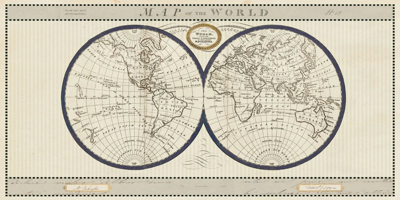 Torkingtons World Map with Indigo v2 by Sue Schlabach