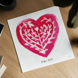 True Love by Sue Schlabach. Shown as a detailed flat fine art print, highlighting archival giclee quality. Available as an archival giclee rolled canvas, fine art paper, or poster print. SKU 49990a.
