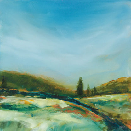 Turn of Season by Sue Schlabach. SKU 82704a. Archival Giclee Fine art print for wall decor.