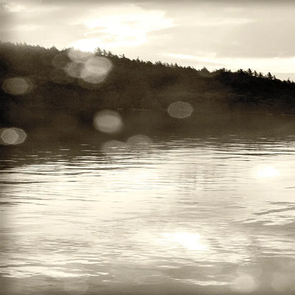 Twilight Dock I Sepia by Sue Schlabach. SKU 11290a. Archival Giclee Fine art print for wall decor.